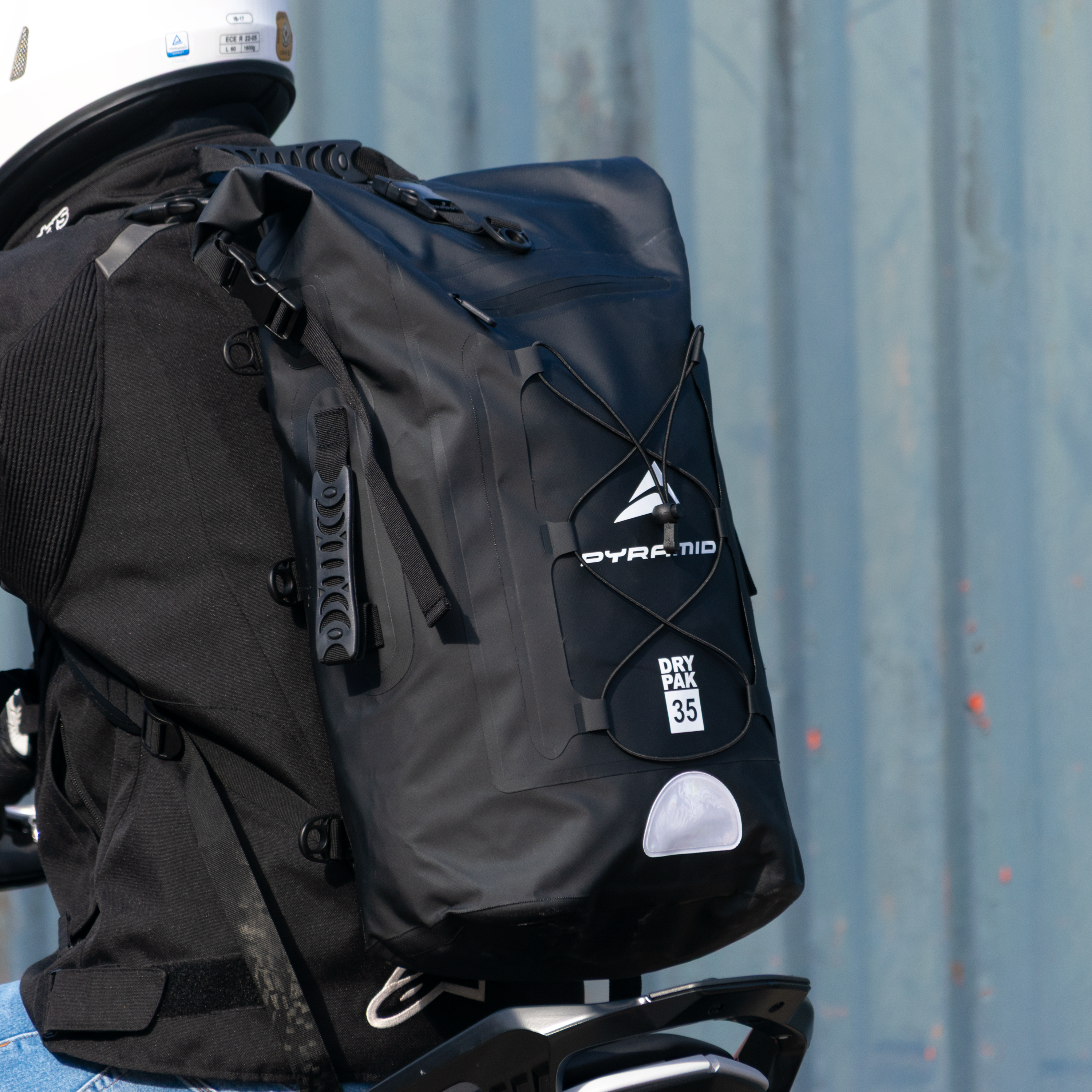Pyramid Waterproof 35L Motorcycle Backpack | Black -  Shop name