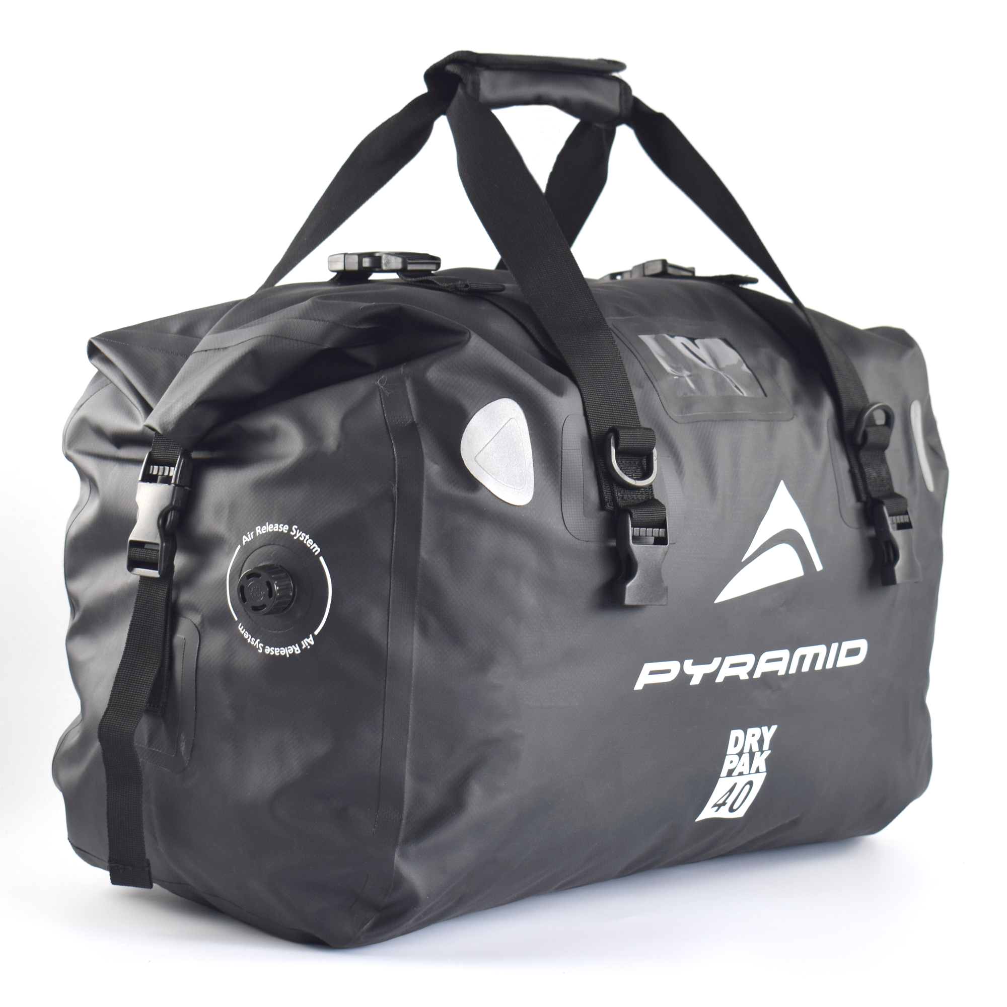 Black pyramid duffle bag on sale