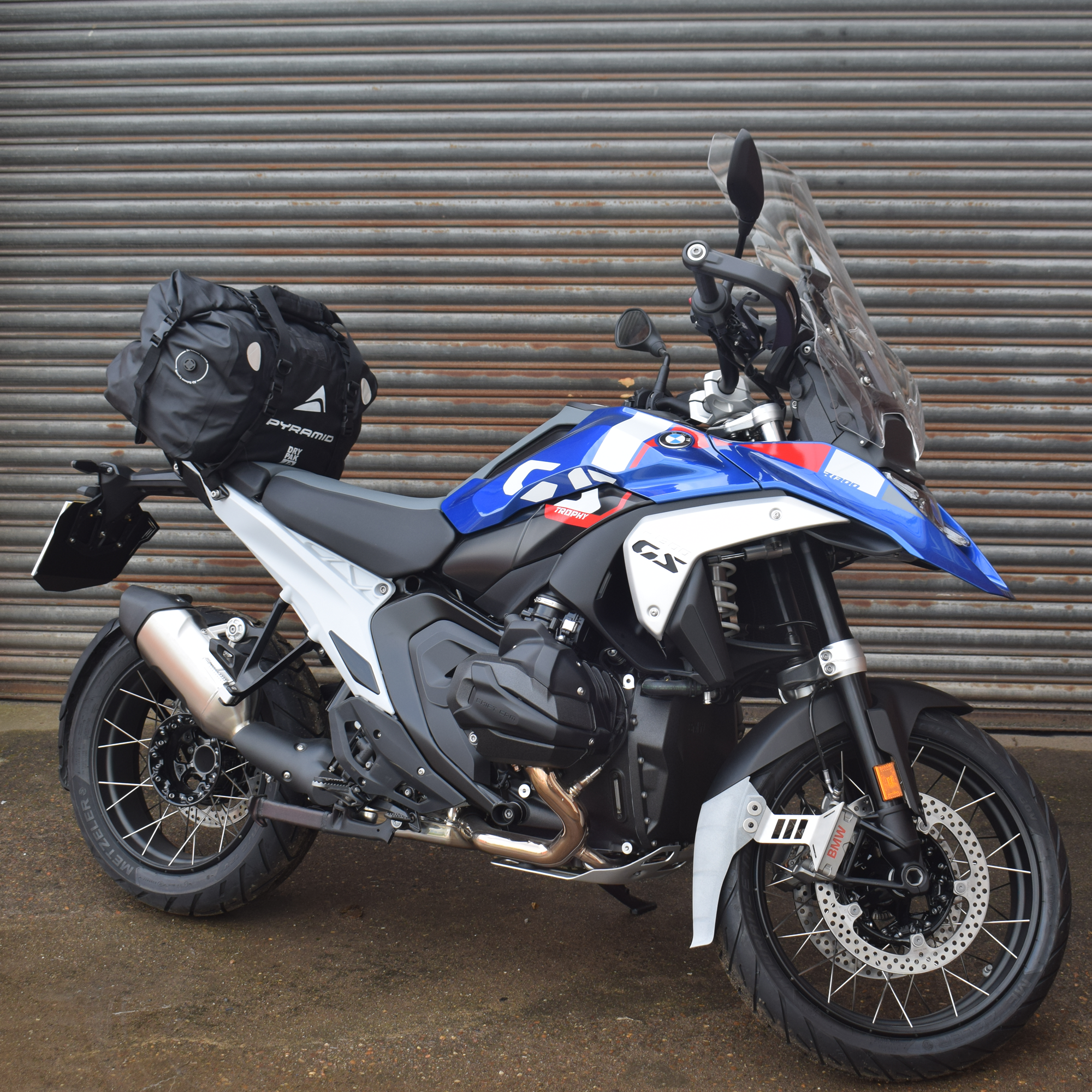 Pyramid Waterproof 40L Motorcycle Duffle Bag | Grey -  Shop name