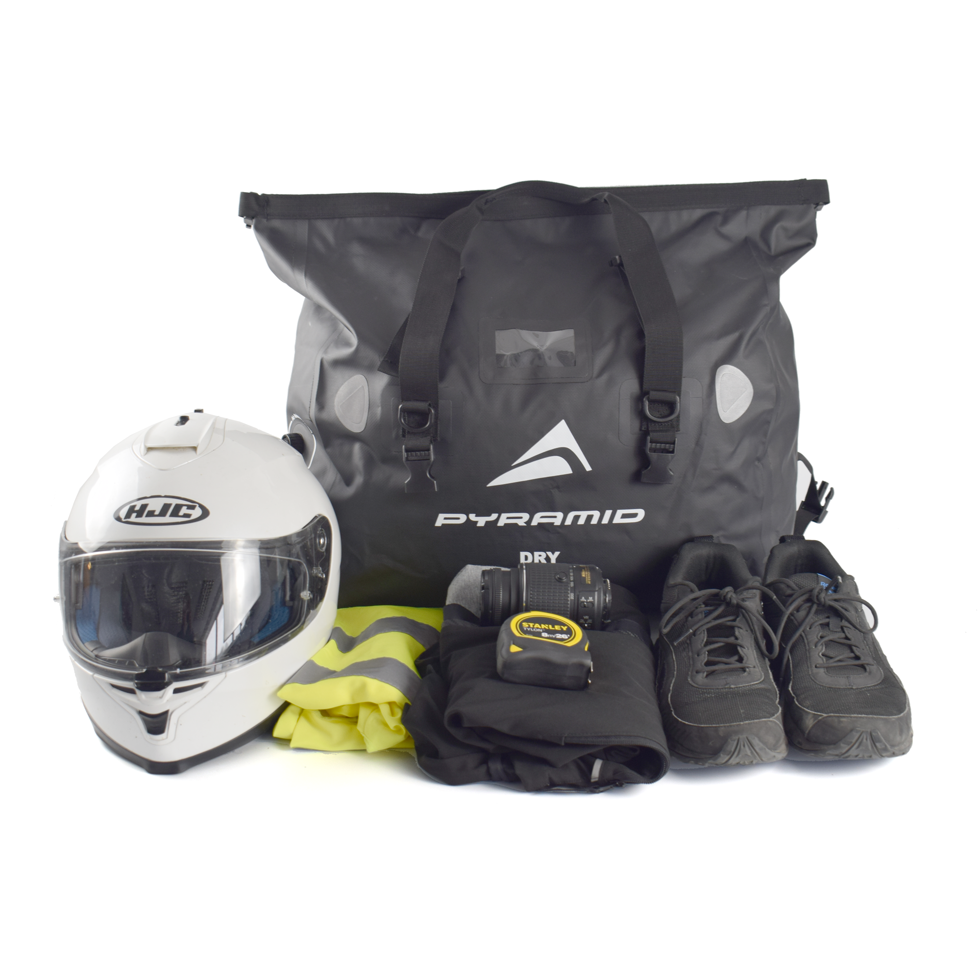 Pyramid Waterproof 40L Motorcycle Duffle Bag | Grey -  Shop name