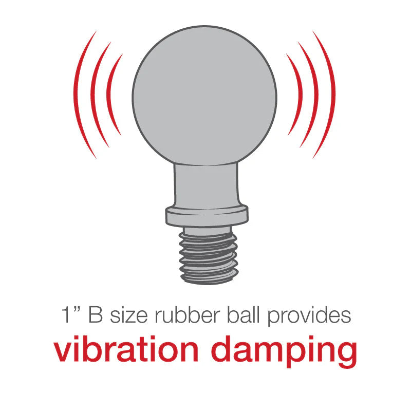 RAM® Ball Adapter with M10-1.25 Threaded Post - Shop name