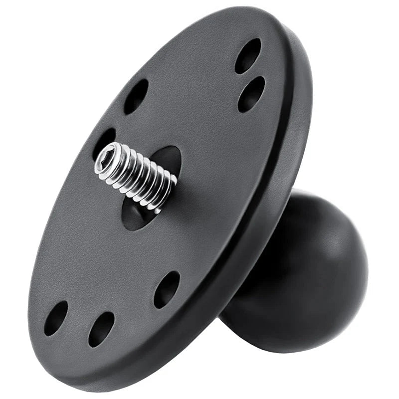 RAM® Ball Adapter with Round Plate and 1/4"-20 Threaded Stud - B Size - Shop name