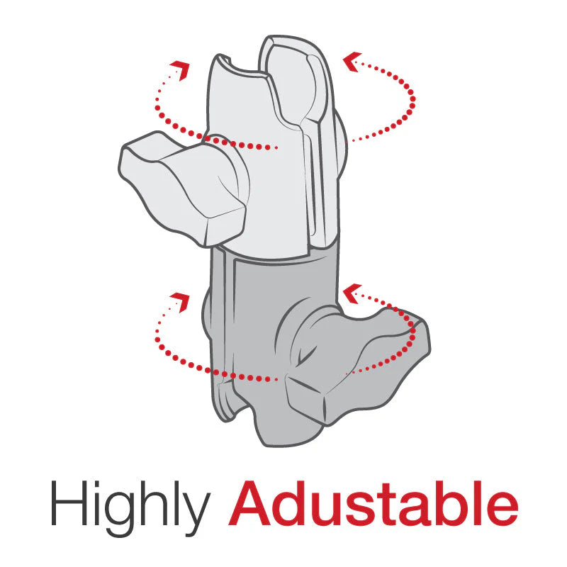 RAM® Composite Double Socket Swivel Arm - Shop name