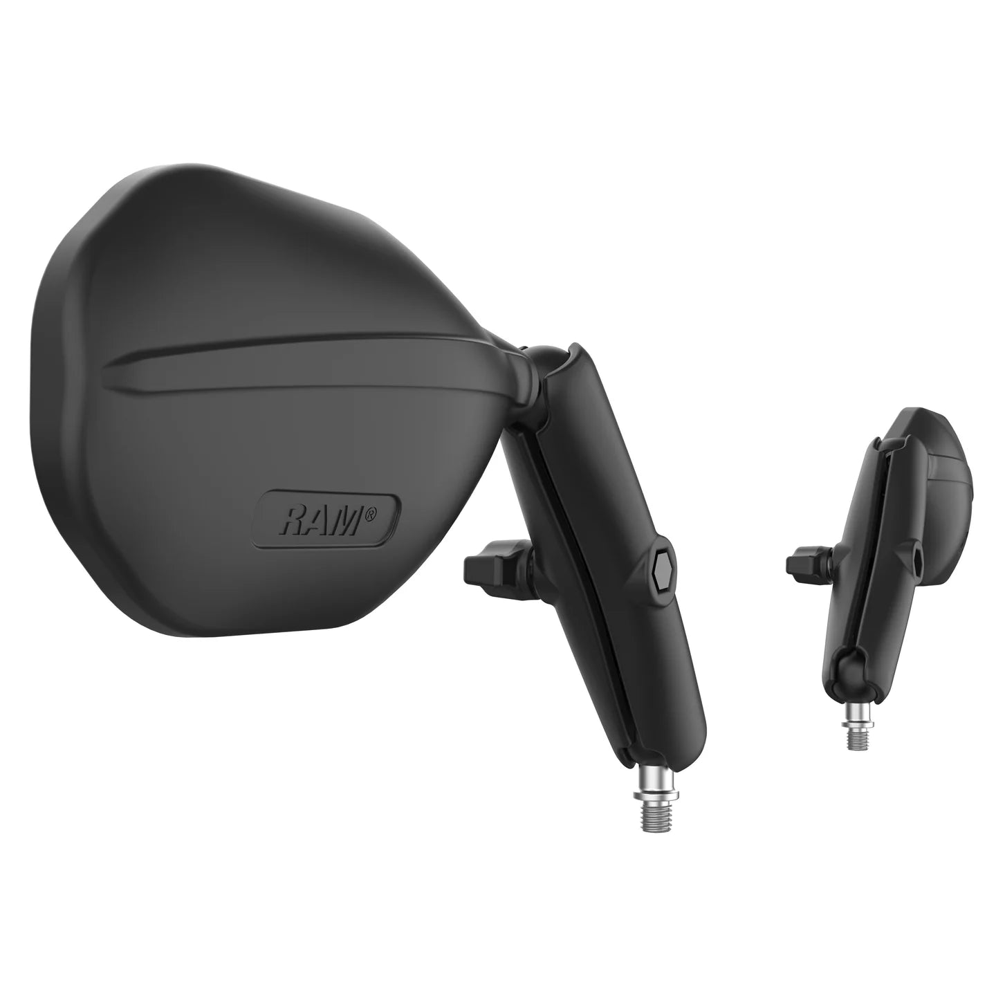 RAM® Tough-Mirror™ Kit with M10-1.25 Bases - Long Arm - Shop name