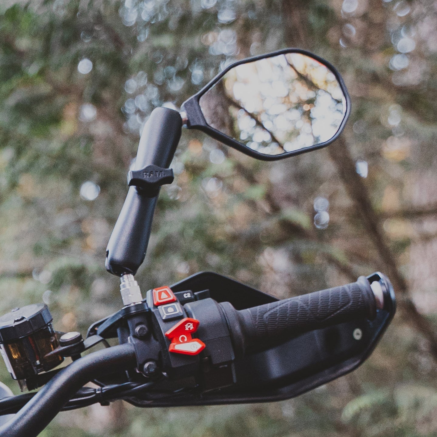 RAM® Tough-Mirror™ Right Mirror with Ball - Shop name