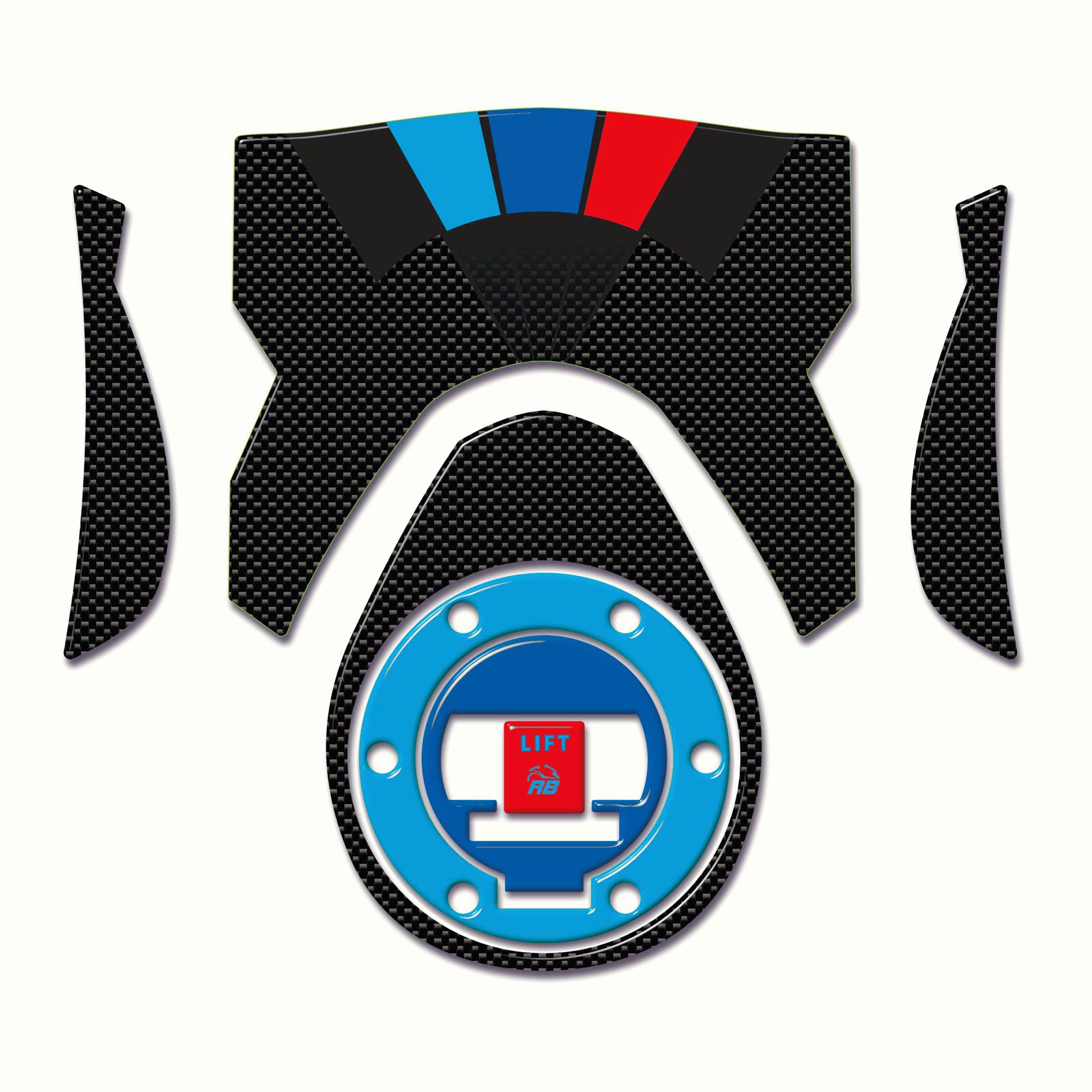 Resin Bike 3D Motorcycle Stickers - Basic Kit | BMW R 1200 GS 2013>2016 - Pyramid Motorcycle Accessories