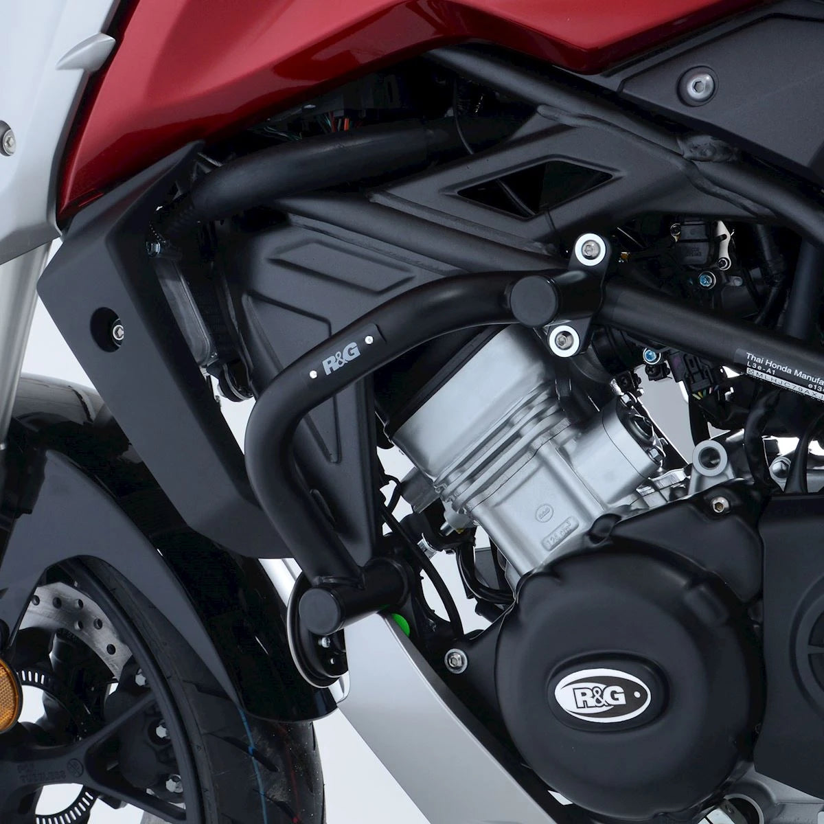 R&G Adventure Bars | Black | Honda CB125R 2018>2024 - Shop name