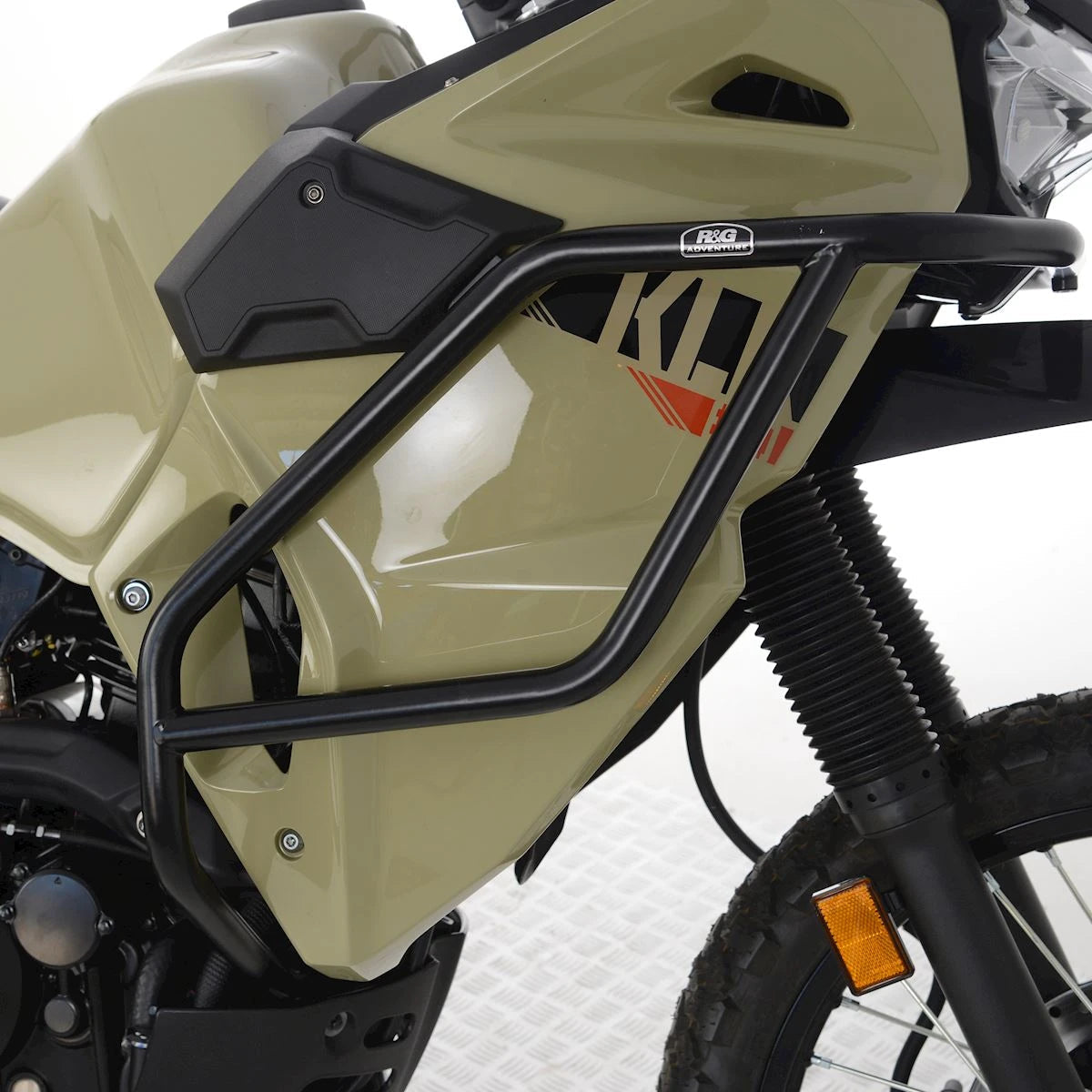R&G Adventure Bars | Black | Kawasaki KLR 650 2022>2024 - Shop name