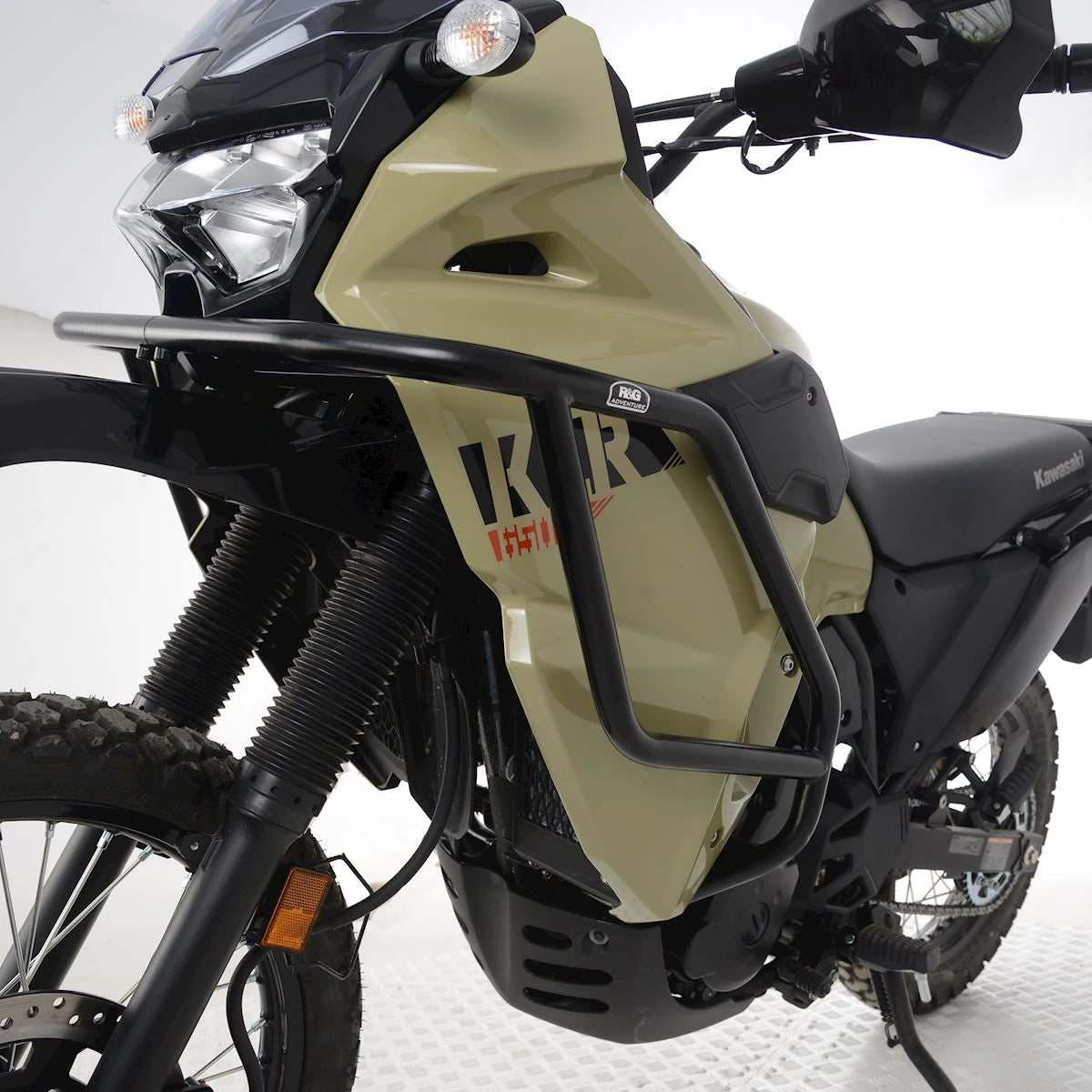 R&G Adventure Bars | Black | Kawasaki KLR 650 2022>2024 - Shop name