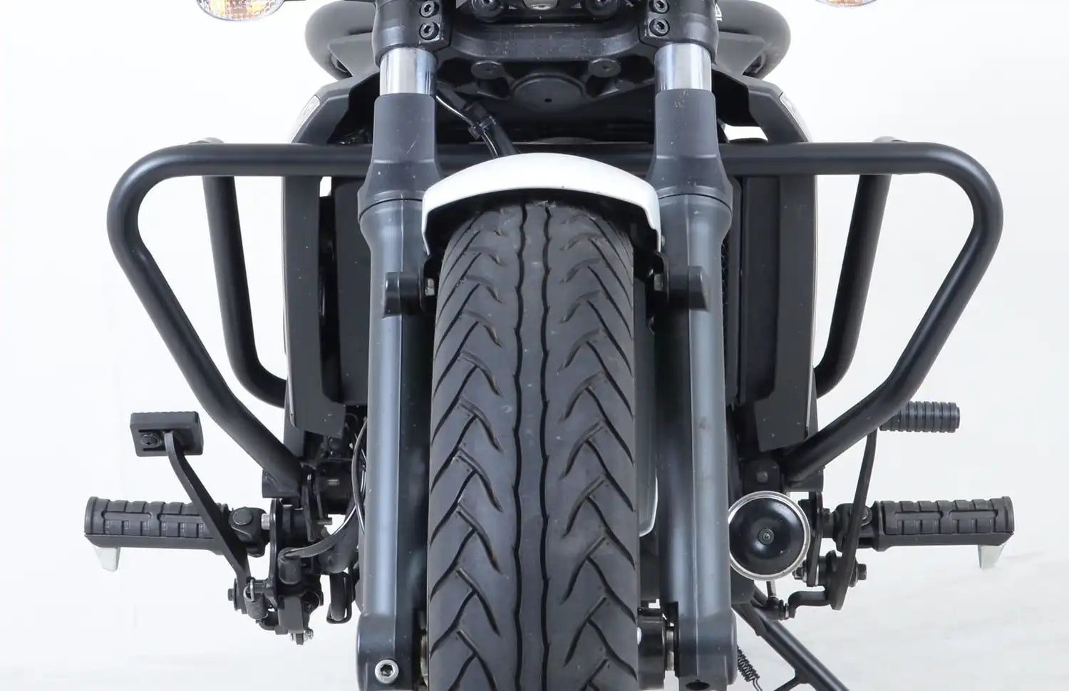 R&G Adventure Bars | Black | Kawasaki Vulcan S Café 2018>2021 - Shop name