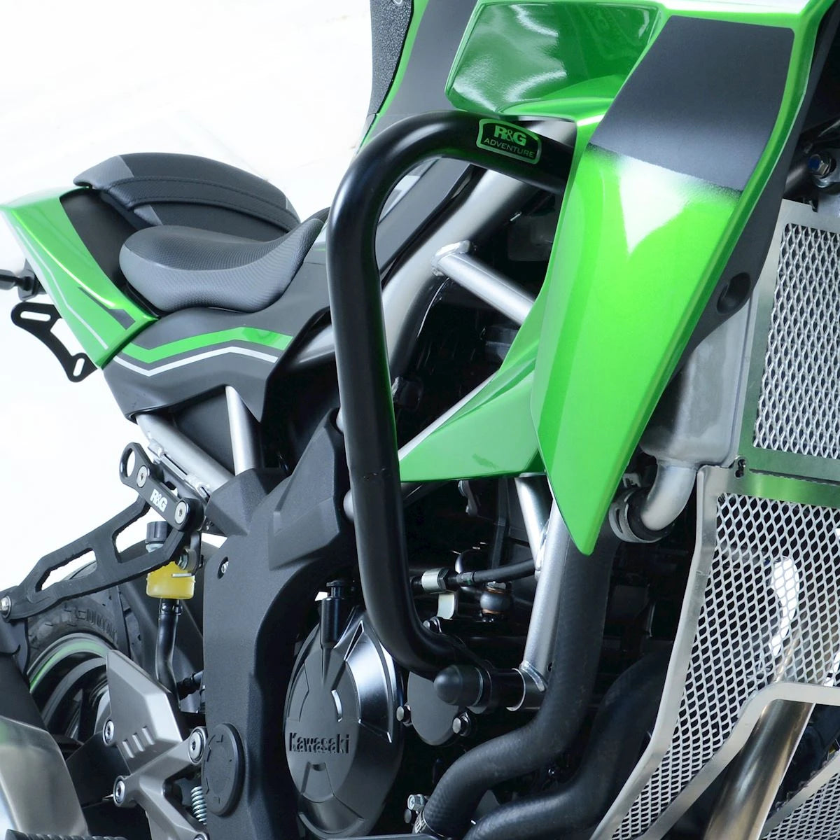 R&G Adventure Bars | Black | Kawasaki Z125 2019>2020 - Shop name