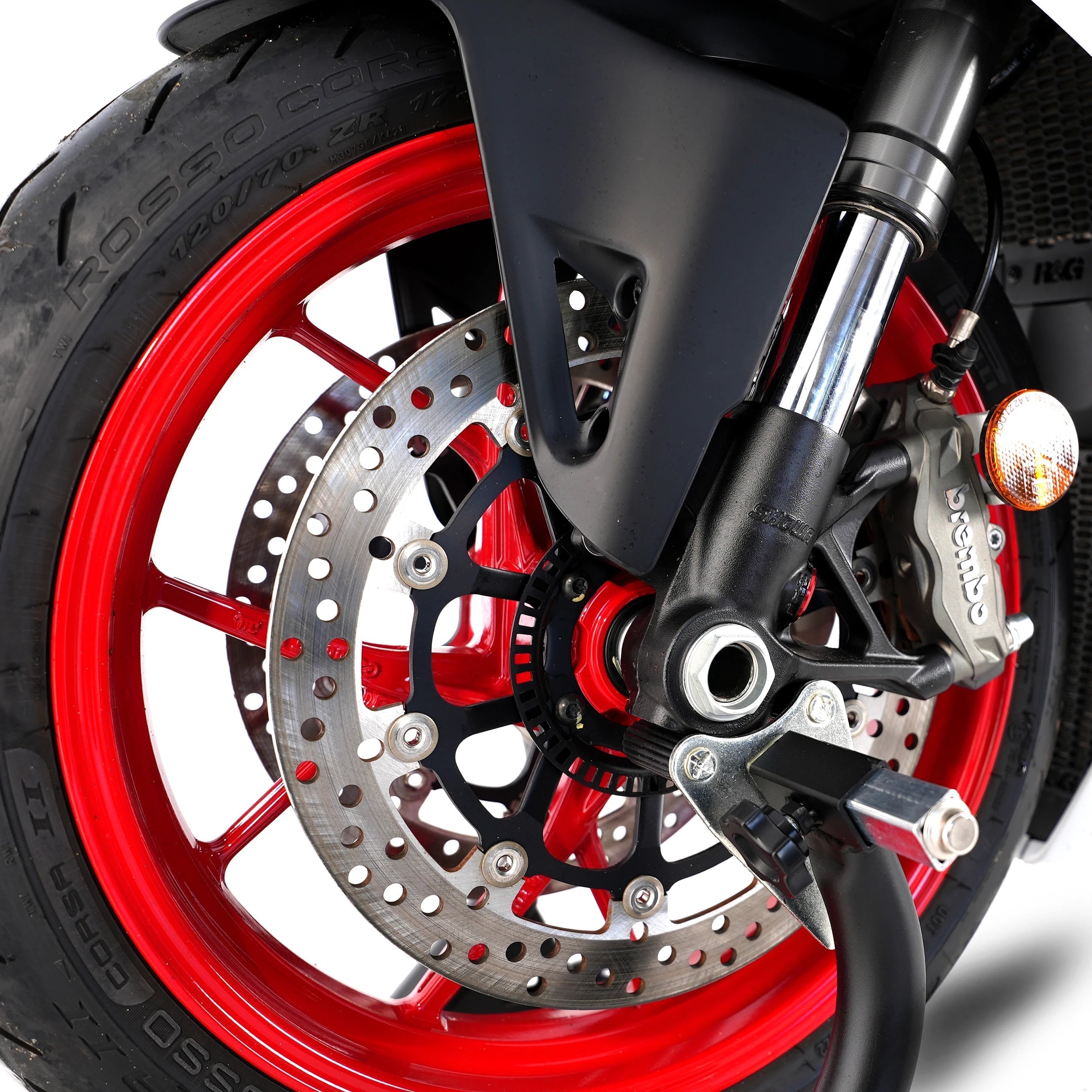 R&G Workshop Paddock Stand - Front Wheel - Shop name