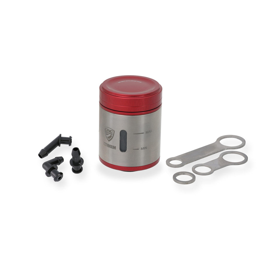CNC Racing Fluid Tank 25 ml for Front Brake - Titanium - Shop name