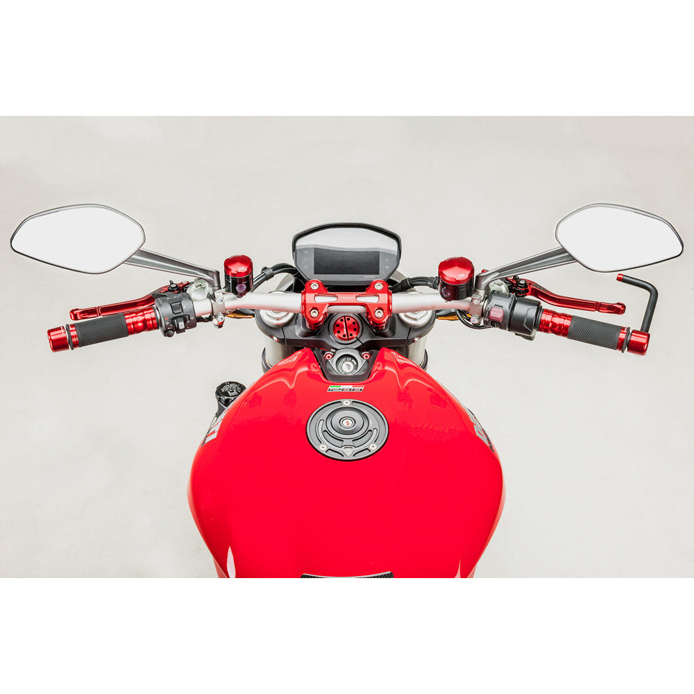 CNC Racing Fluid Reservoir Front Brake 25 ml with Level Window - Only Cap - Shop name