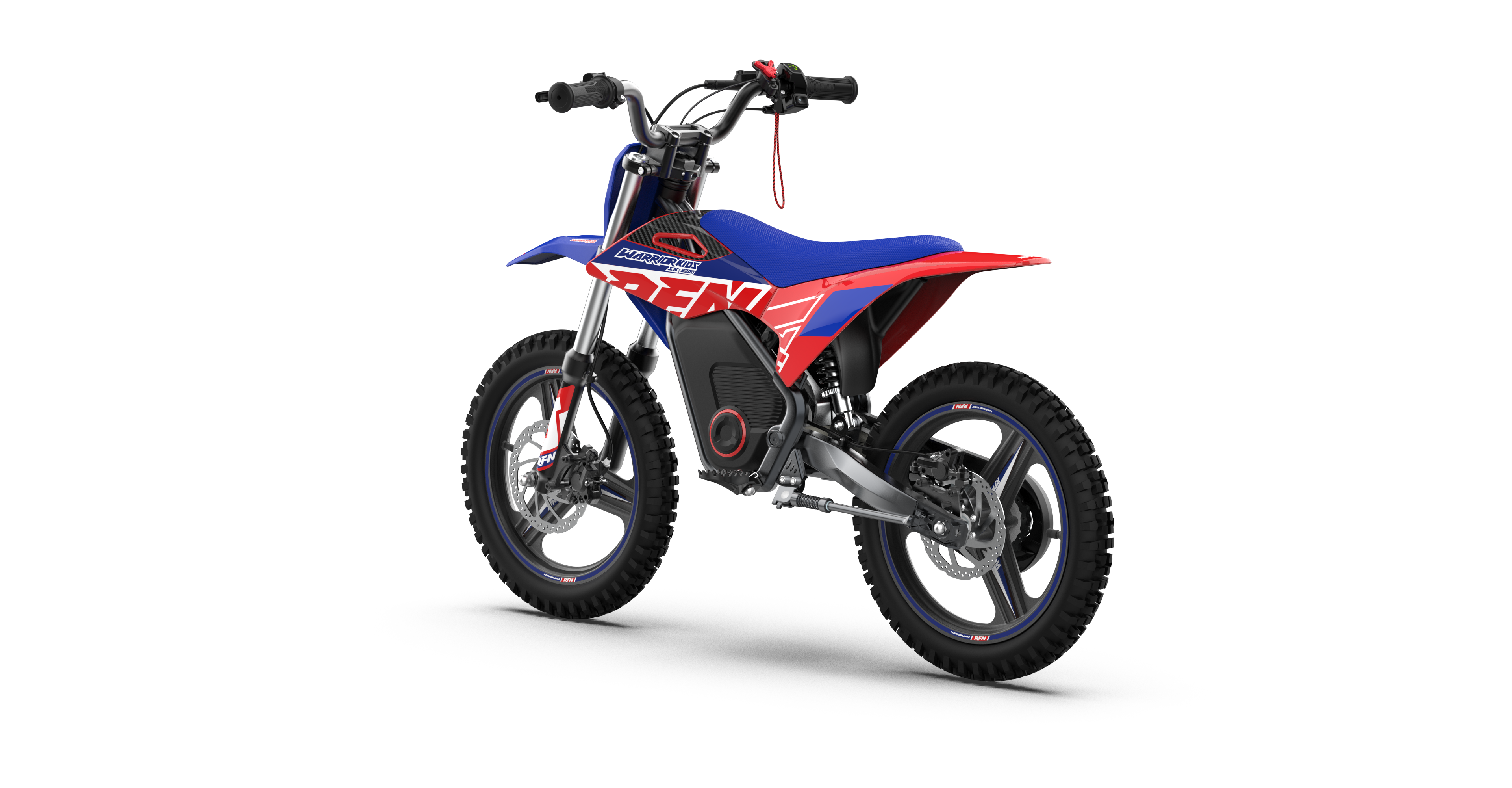 RFN Warrior SX-E800 R 16-inch Kids Electric MX Bike | Blue/Red