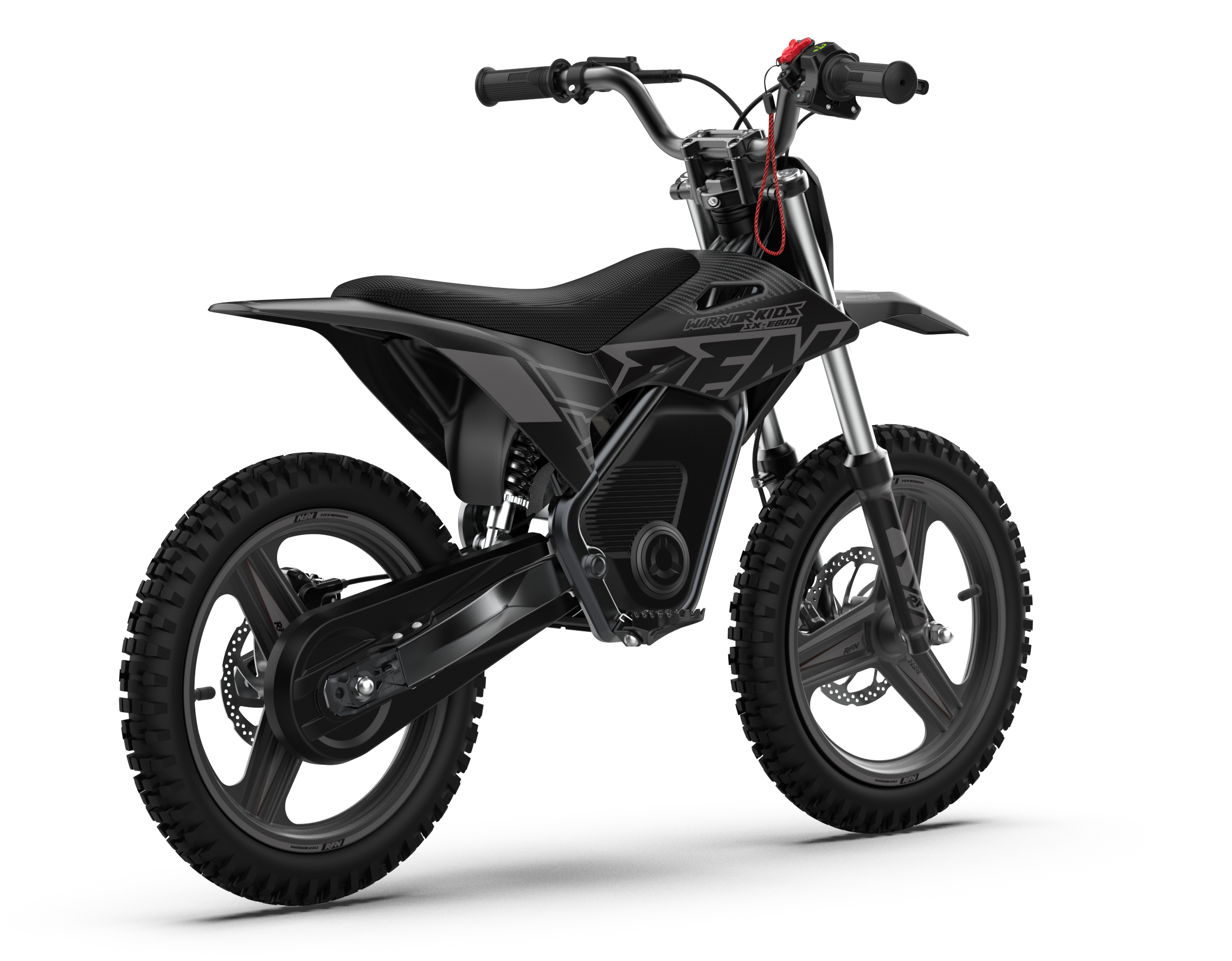 RFN Warrior SX-E800 R 16-inch Kids Electric MX Bike | Black/Grey