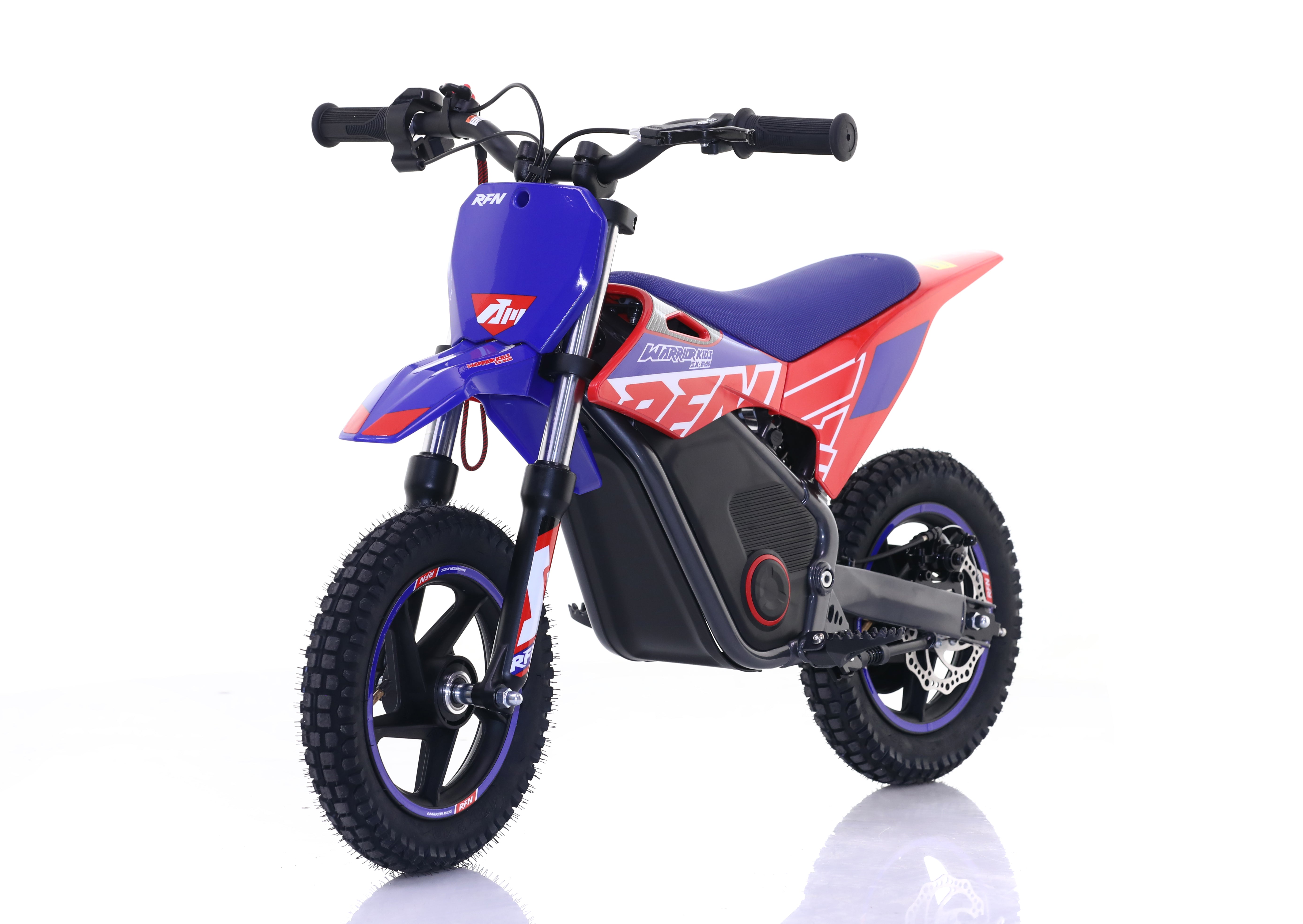 RFN Warrior SX-E400 12-inch Kids Electric MX Bike | Blue/Red