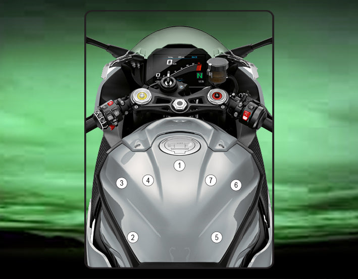 Eazi-Grip Tank Paint Protection Kit | Clear - Matte | BMW S1000RR 2019-2022