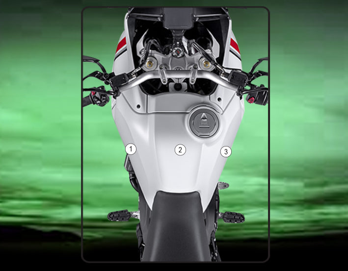 Eazi-Grip Tank Paint Protection Kit | Clear - Gloss | Ducati Desert X 2022-2025 and Discovery 2024-2025