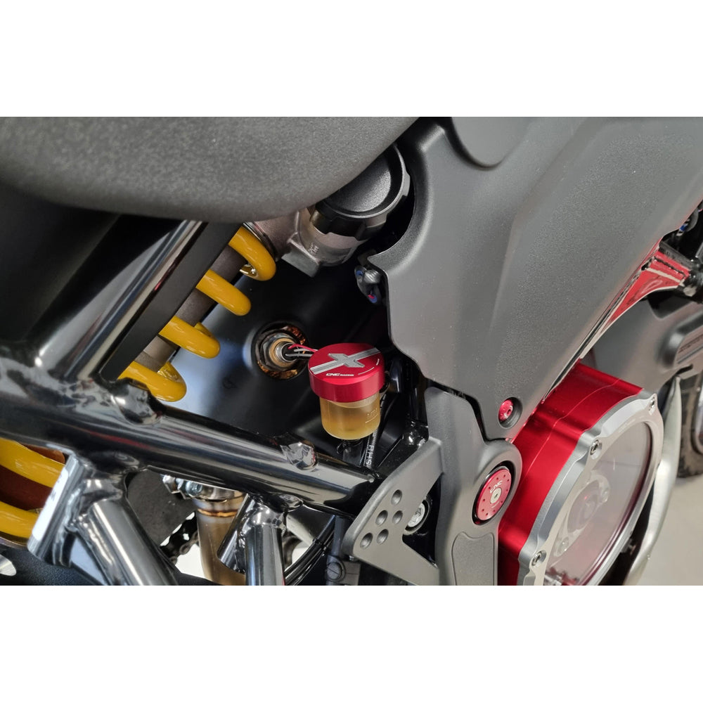 CNC Racing Rear Brake Fluid Reservoir Cap for Ducati DesertX - Shop name
