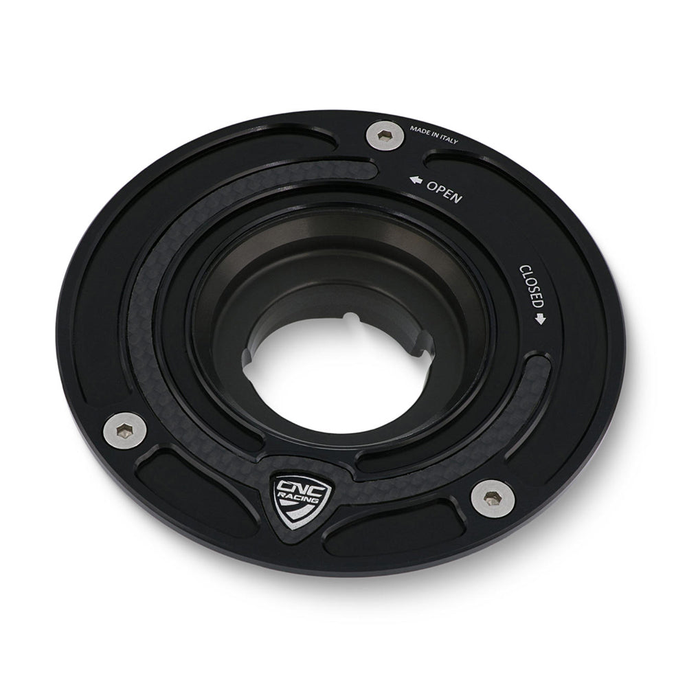 CNC Racing Fuel Tank Cap - Flange Carbon - Shop name