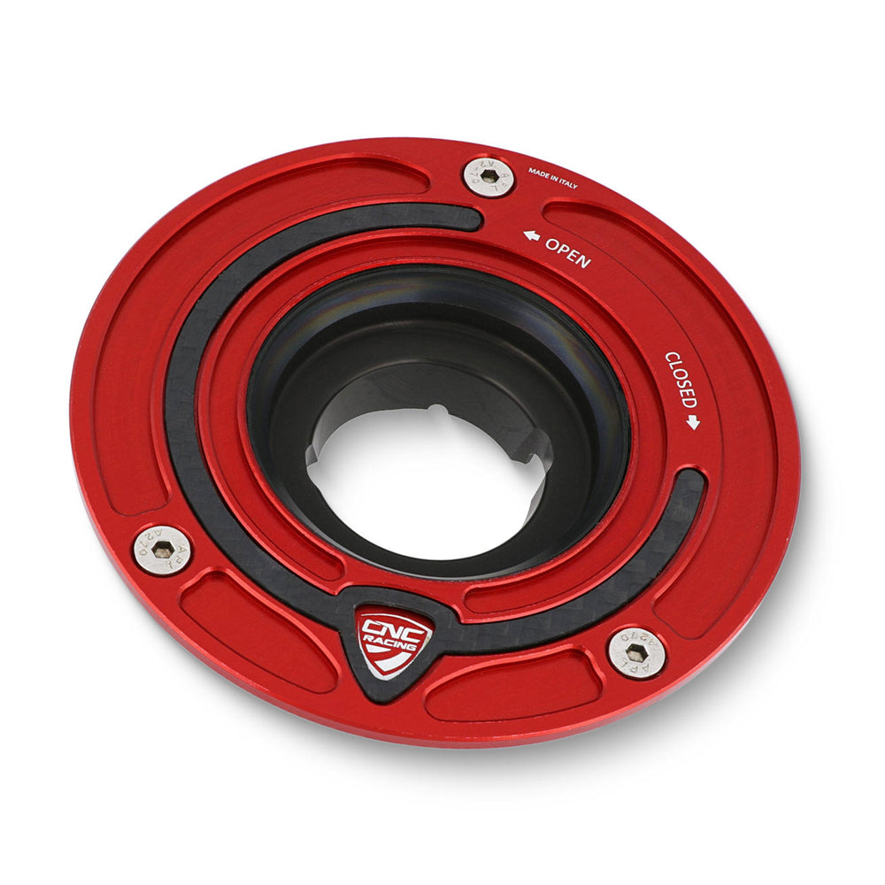 CNC Racing Fuel Tank Cap - Flange Carbon - Shop name