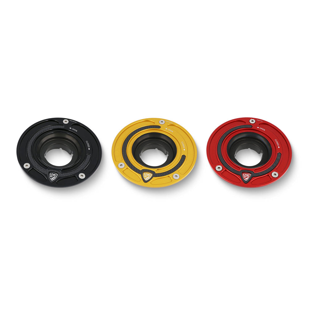 CNC Racing Fuel Tank Cap - Flange Carbon - Shop name
