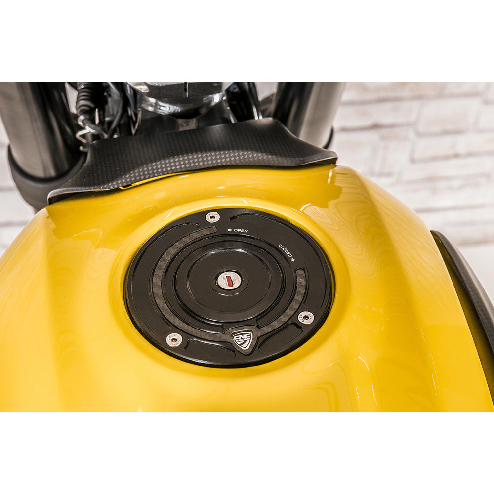 CNC Racing Fuel Tank Cap - Flange Carbon - Shop name