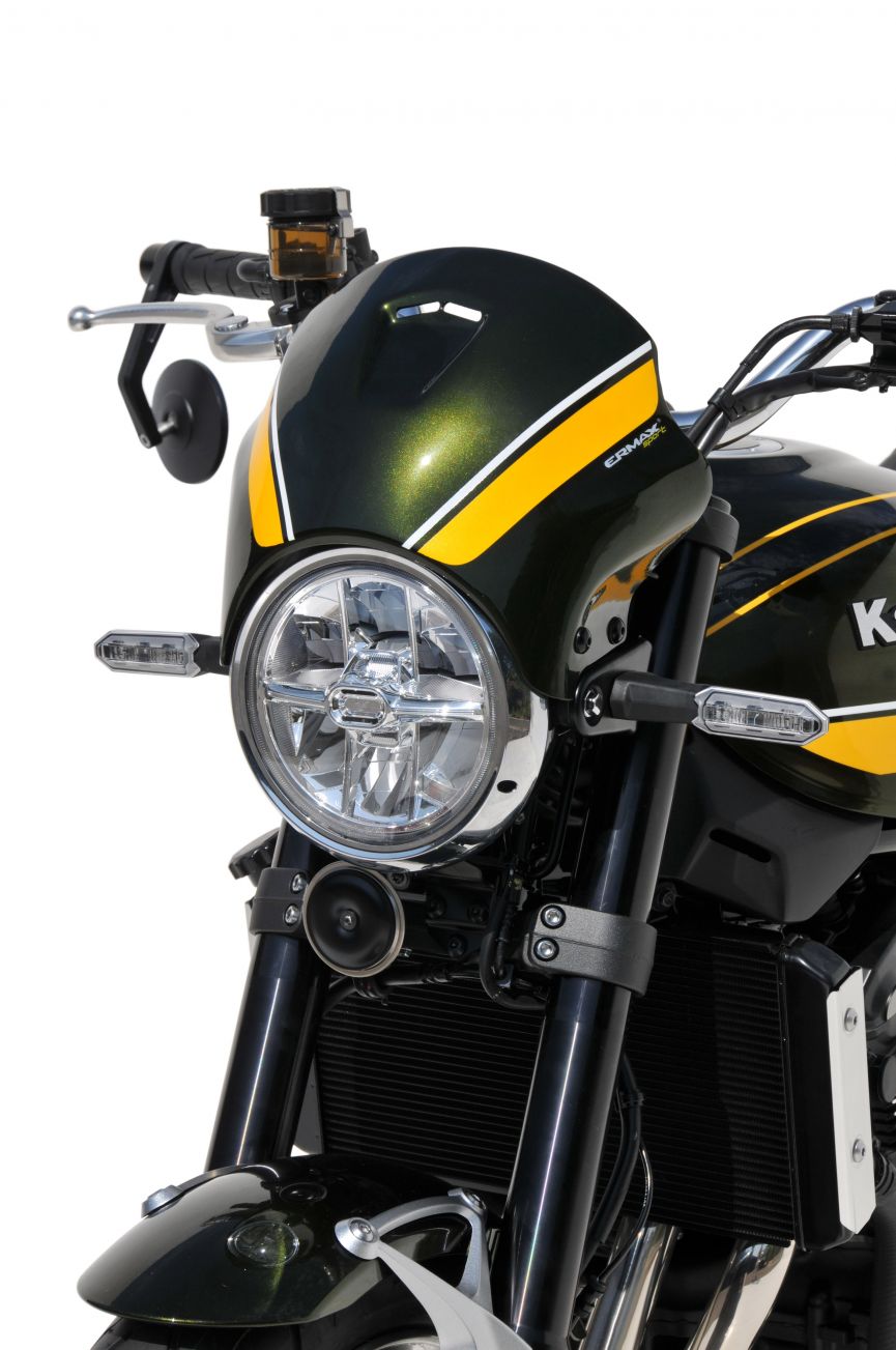 Ermax Nose Fairing | Candytone Green Scheme | Kawasaki Z 900 RS 2019>Current - Pyramid Motorcycle Accessories