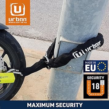 Urban Security 14.120L 120cm Motorcycle Loop Chain - Security Level 18 - Shop name