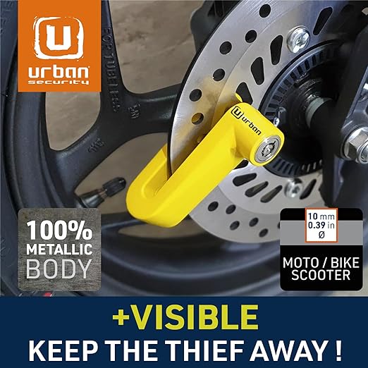 Urban Security 922A Motorcycle Disc Lock - Security Level 5 - Shop name