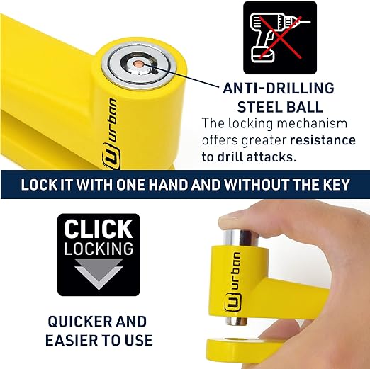 Urban Security 922A Motorcycle Disc Lock - Security Level 5 - Shop name