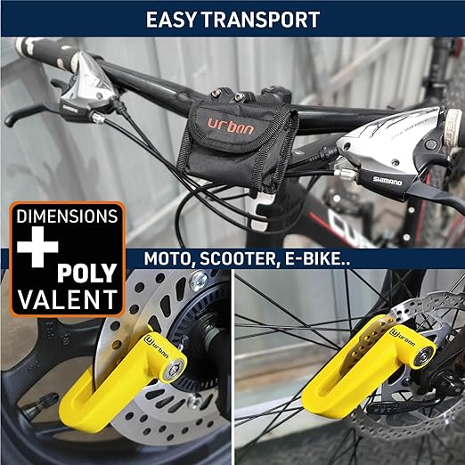 Urban Security 922A Motorcycle Disc Lock - Security Level 5 - Shop name