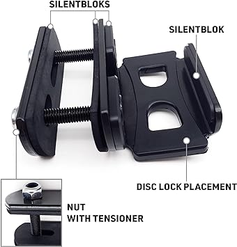 Urban Security Mounting Bracket For UR14S/UR10 Disc Locks - Bolt Hole Mount - Shop name