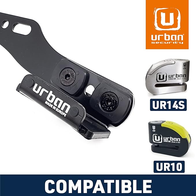 Urban Security Mounting Bracket For UR14S/UR10 Disc Locks - Footrest Screw Mount - Shop name