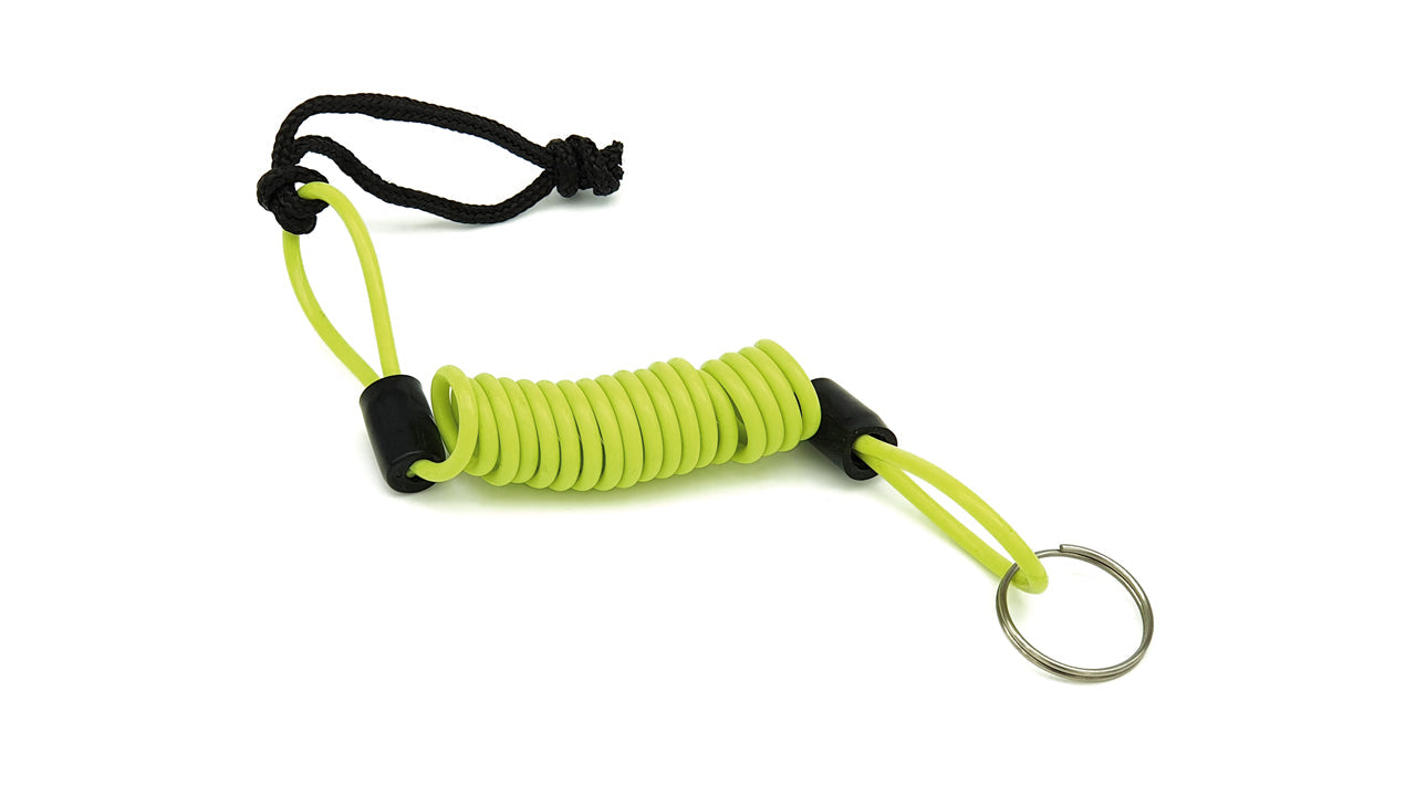 Urban Security Reminder Cable for Motorcycle Disc Locks - Yellow - Shop name