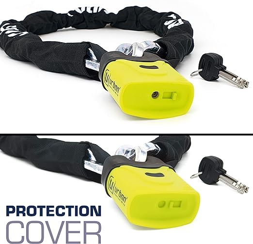 Urban Security U4K120 120cm Motorcycle Chain + Lock - Security Level 11 - Shop name