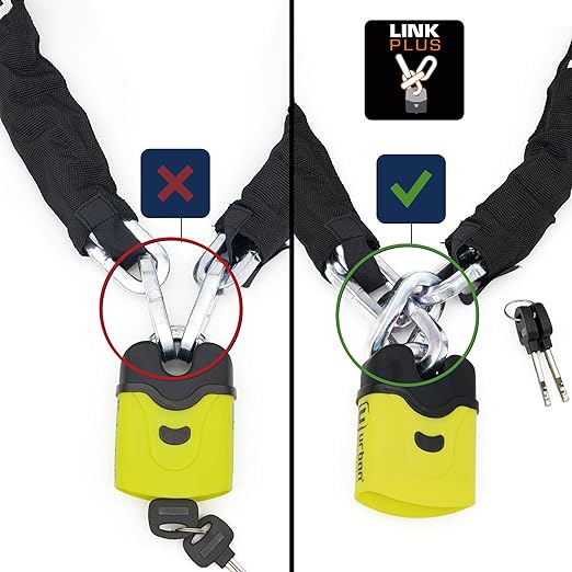 Urban Security U4K120 120cm Motorcycle Chain + Lock - Security Level 11 - Shop name