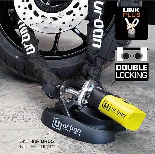 Urban Security U4K120 120cm Motorcycle Chain + Lock - Security Level 11 - Shop name