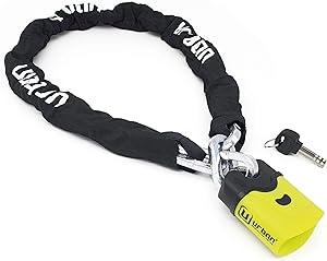 Urban Security U4K120 120cm Motorcycle Chain + Lock - Security Level 11 - Shop name