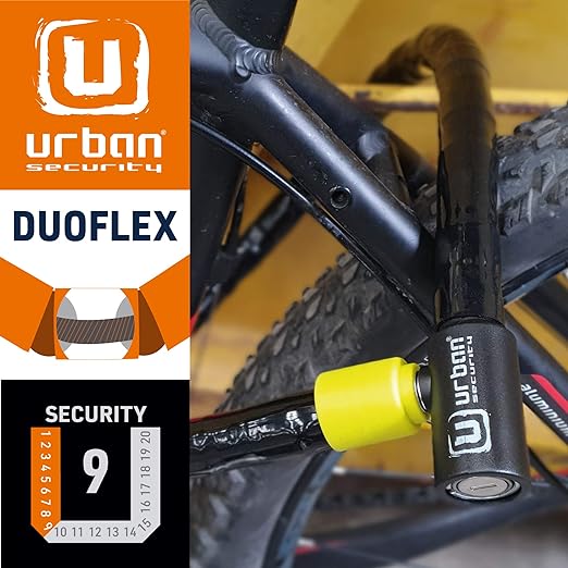 Urban Security UR5100 Duoflex Articulated 100cm Motorcycle Cable Lock - Security Level 9 - Shop name