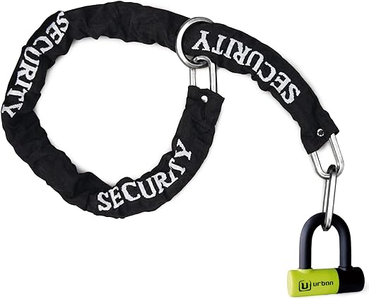 Urban Security UR59120 120cm Motorcycle Loop Chain + Lock - Security Level 11 - Shop name
