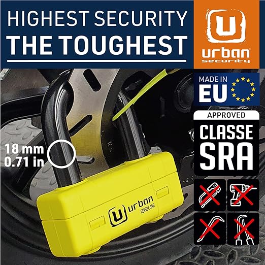 Urban Security UR75 Motorcycle Disc Lock + Reminder Cable - Security Level 18Β -Β Shop name