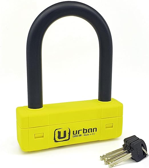 Urban Security UR85120Y Motorcycle U Lock - Security Level 20 - Shop name