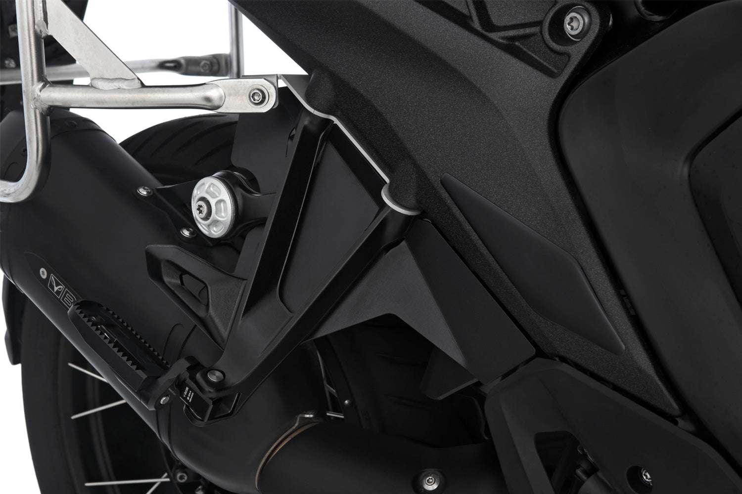 Wunderlich Extension of Rear Wheel Cover | R 1300 GS | Black - Pyramid Motorcycle Accessories