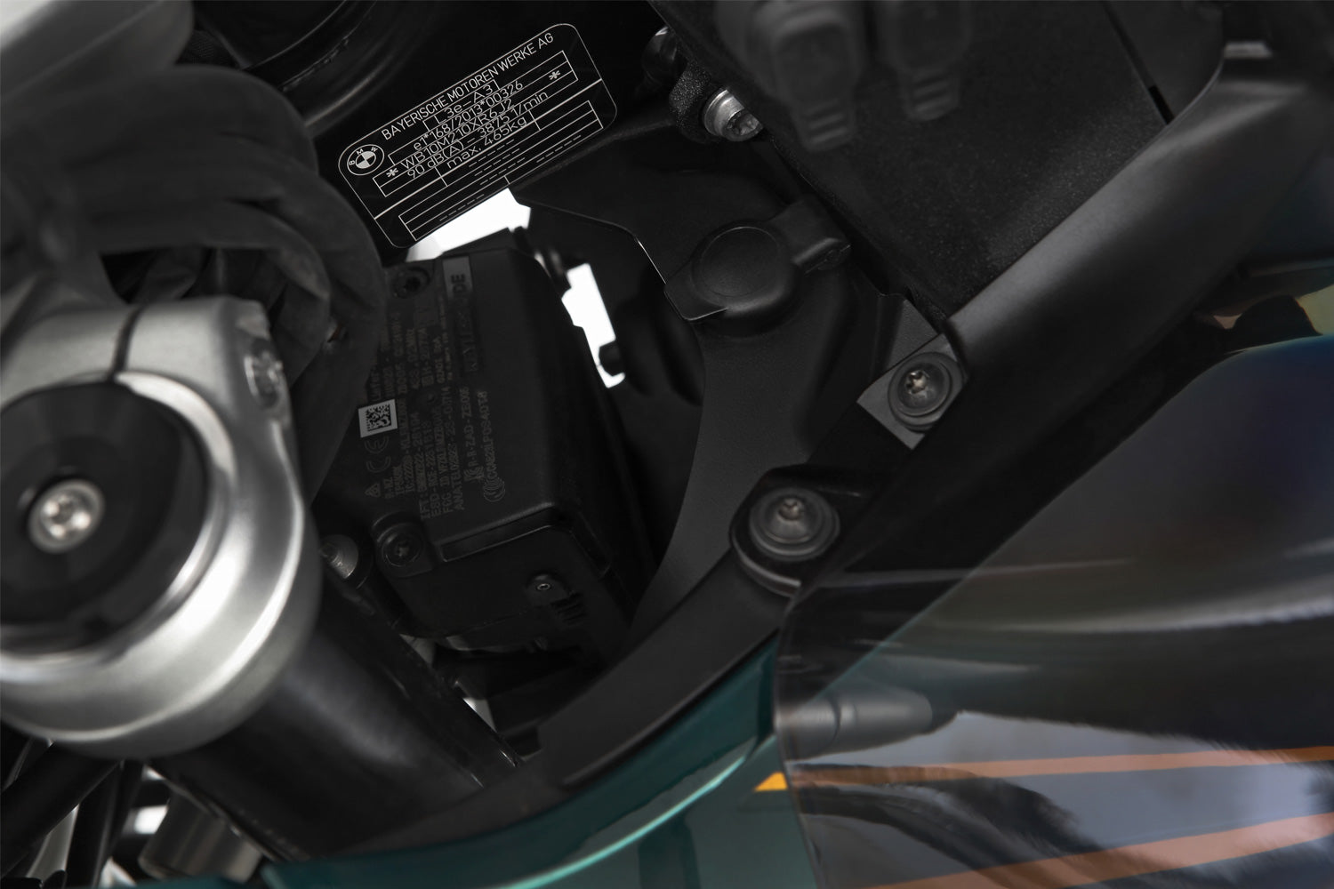 Wunderlich On-Board Socket | Black | BMW R nineT - Pyramid Motorcycle Accessories