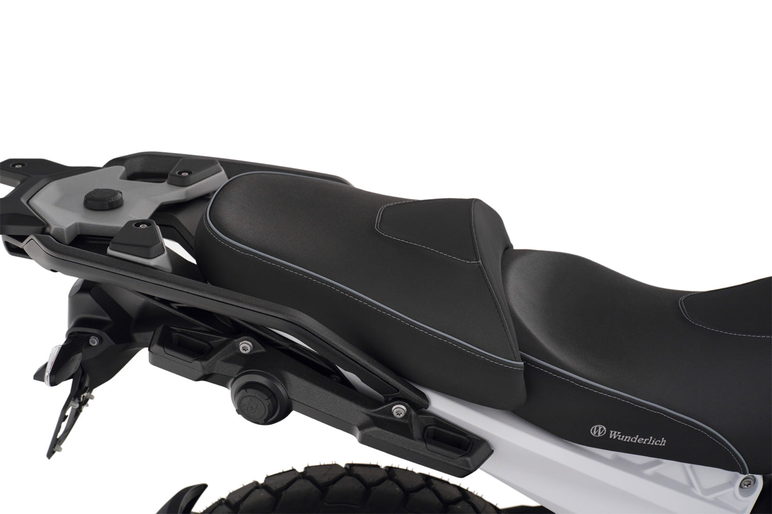 Wunderlich Passenger Seat Aktivkomfort Queens-edition Standard | Black | BMW R 1300 GS - Pyramid Motorcycle Accessories