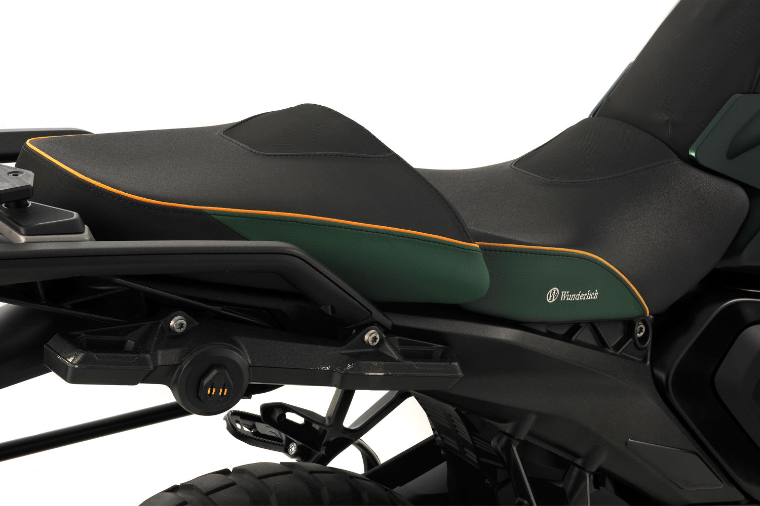 Wunderlich Passenger Seat Aktivkomfort with Seat Heating Standard | BMW R 1250 GS - Pyramid Motorcycle Accessories