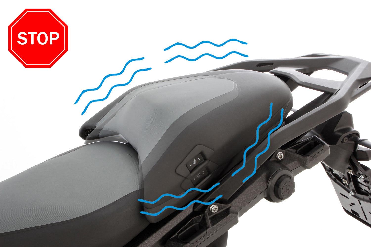 Wunderlich Fixing Kit For The Pillion Seat | Black | BMW R 1300 GS - Pyramid Motorcycle Accessories