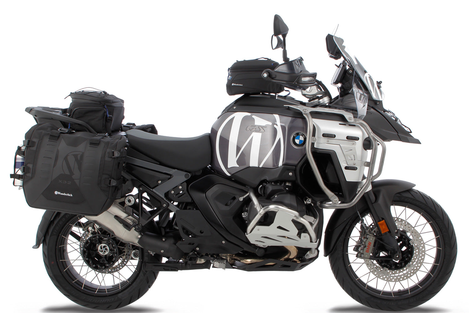 Wunderlich Pillion Luggage Rack Rallye with Passenger Frame | Black | BMW R nineT - Pyramid Motorcycle Accessories